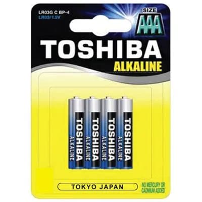 רביעיית סוללות טושיבה Toshiba AAA