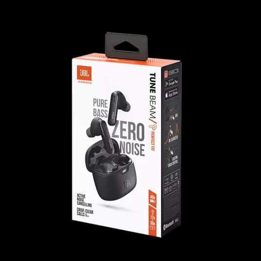 אוזניות אלחוטיות JBL Tune Beam TWS - שחור