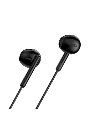 אוזניות לטלפון עם חיבור טייפ סי WiWU EarBuds EB314 Type-C - צבע שחור