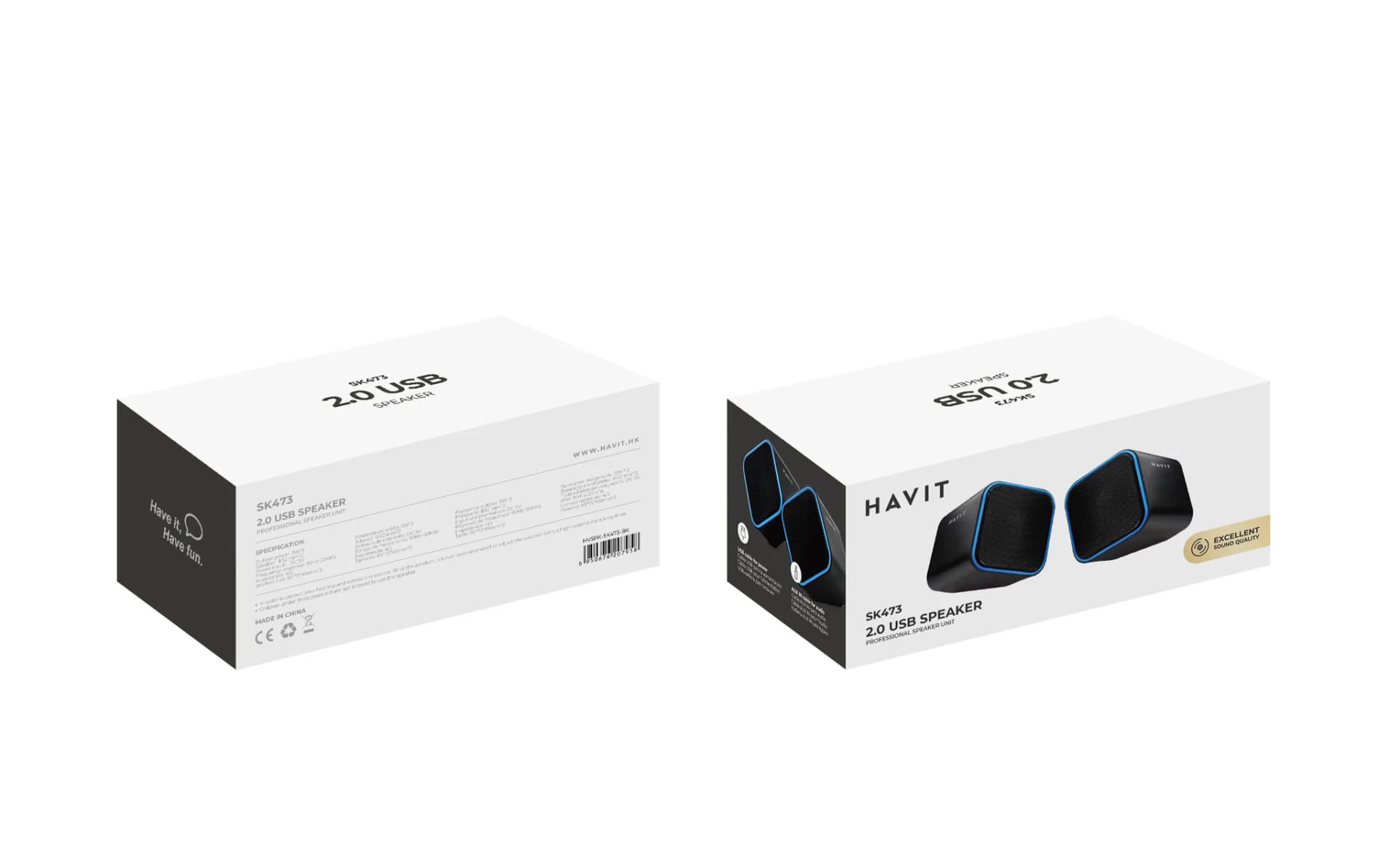 רמקולים USB למחשב HAVIT SK473