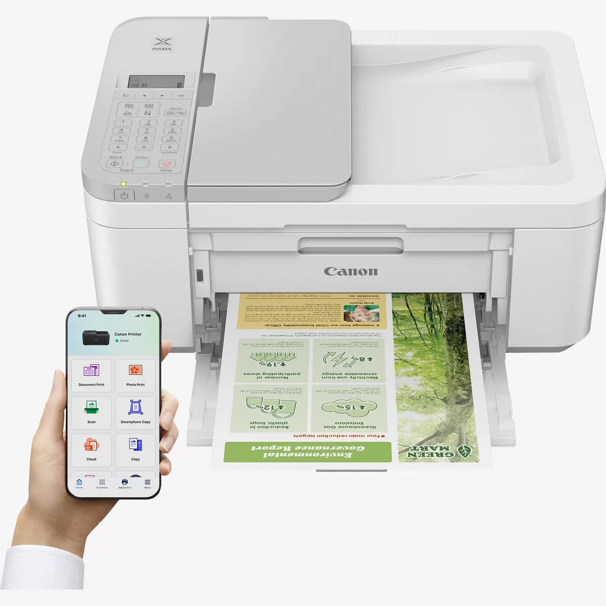 מדפסת ‏הזרקת דיו Canon PIXMA TR4756i קנון