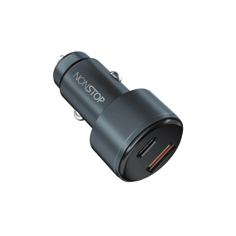 מטען רכב  +כבל NONSTOP PowerLine PD+ USB 48W C-L