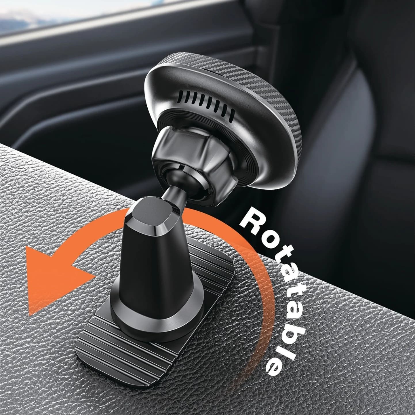 מעמד לרכב טעינה אלחוטית נדבק מתכוונן XMOUNT XM-Power 01