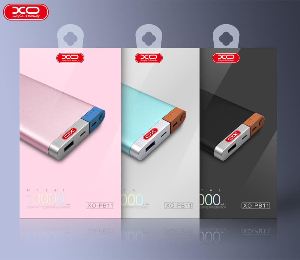 מטען נייד XO PB10 6,000MA שחור