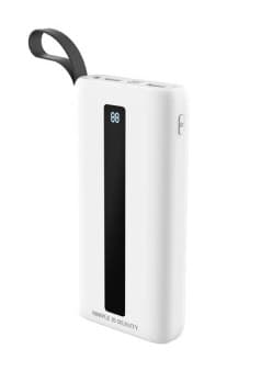 מטען נייד עם צג XO PR104 20,000mAh לבן