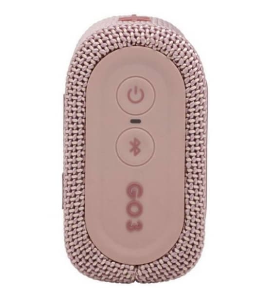 רמקול נייד JBL Go 3 ורוד
