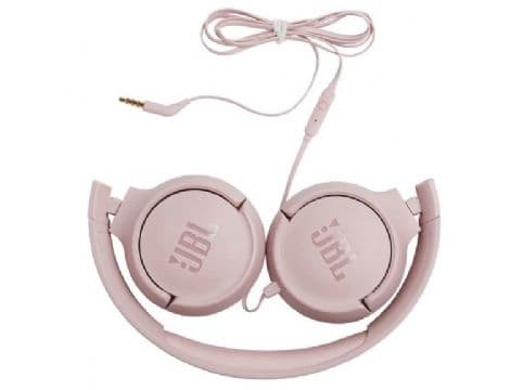 אוזניות ‏חוטיות JBL Tune 500 ורוד (יבואן רשמי)