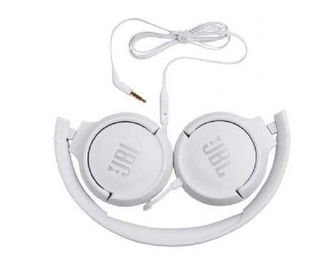 אוזניות ‏חוטיות JBL Tune 500 לבן (יבואן רשמי)