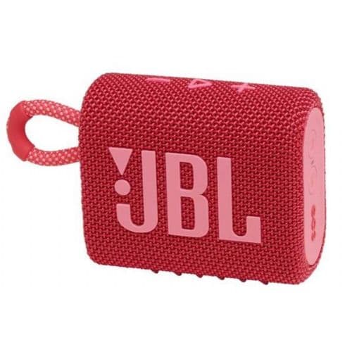 רמקול נייד JBL Go 3 אדום יבואן רשמי