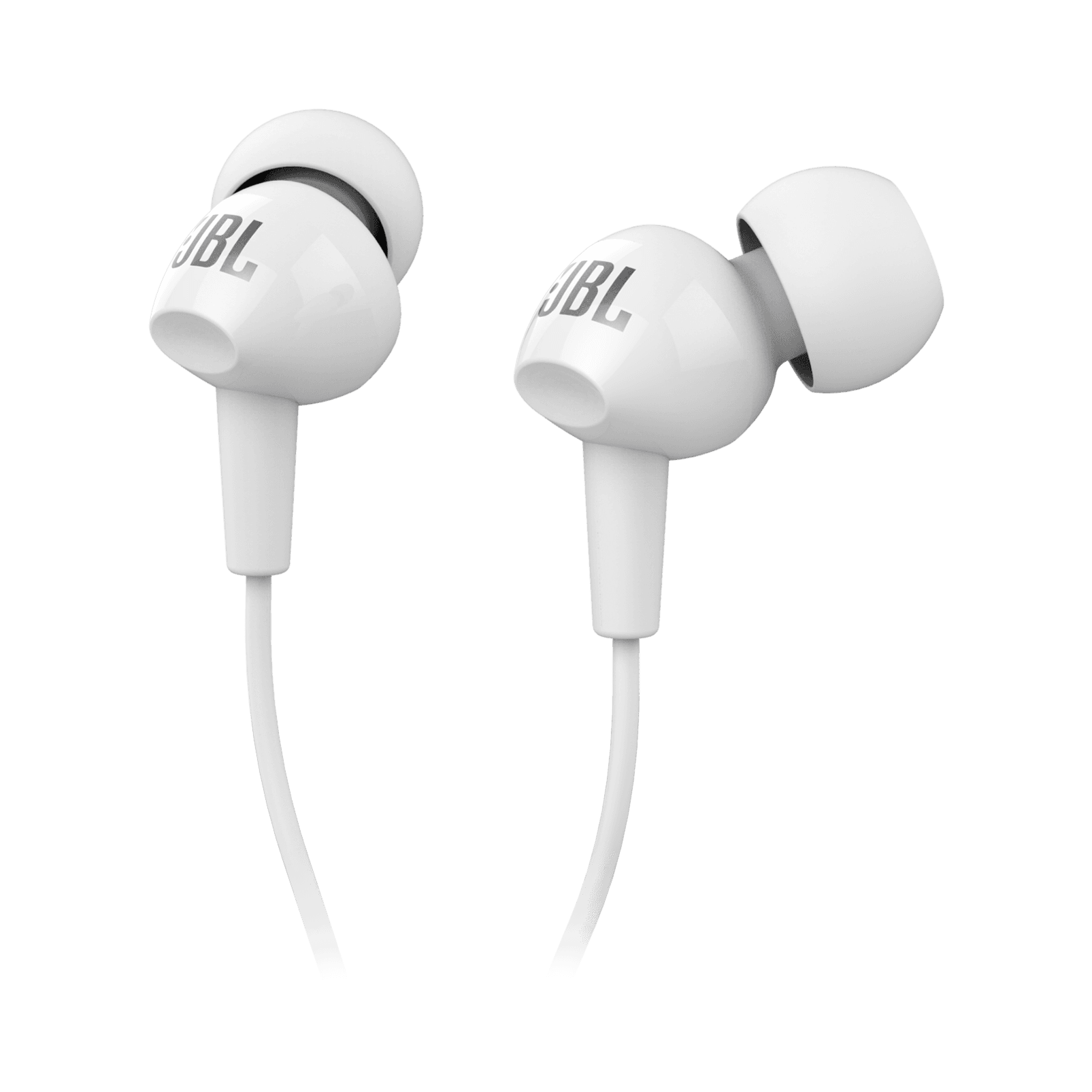 אוזניות ‏חוטיות JBL C100SI לבן - יבואן רשמי