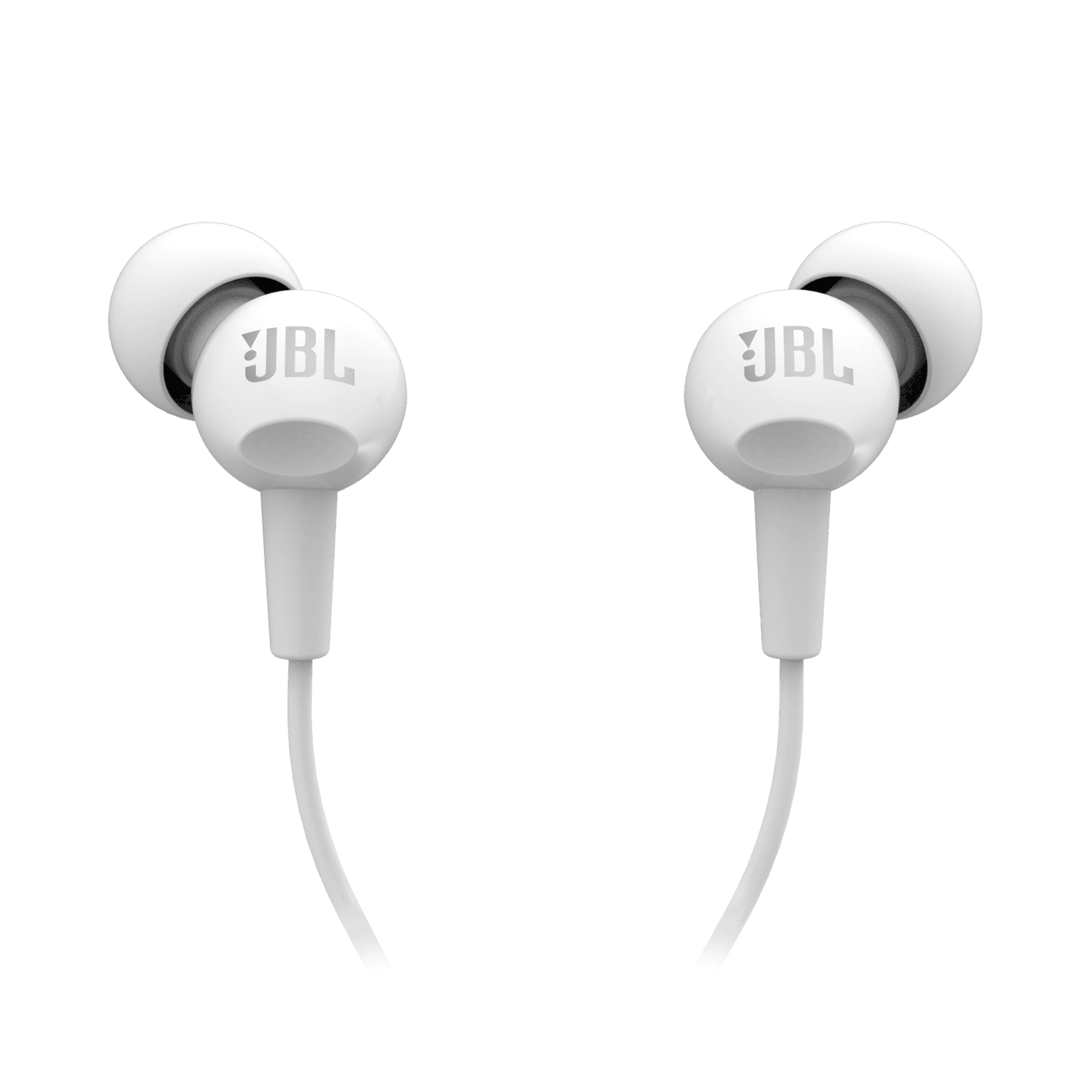 אוזניות ‏חוטיות JBL C100SI לבן - יבואן רשמי