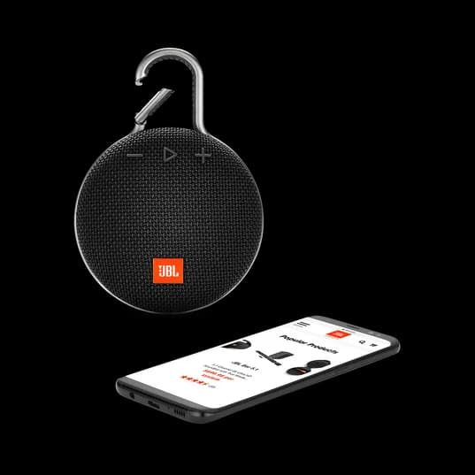‏רמקול נייד JBL Clip 3 שחור