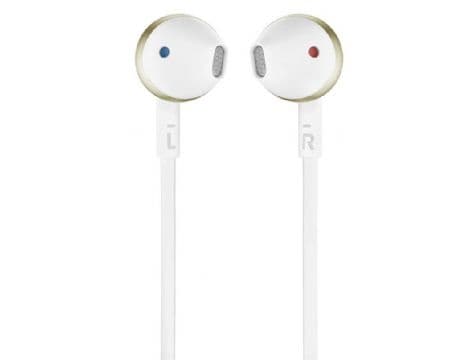 אוזניות ‏חוטיות JBL T205 זהב