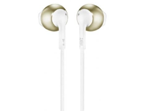 אוזניות ‏חוטיות JBL T205 זהב