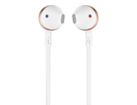 אוזניות ‏חוטיות JBL T205 אדום