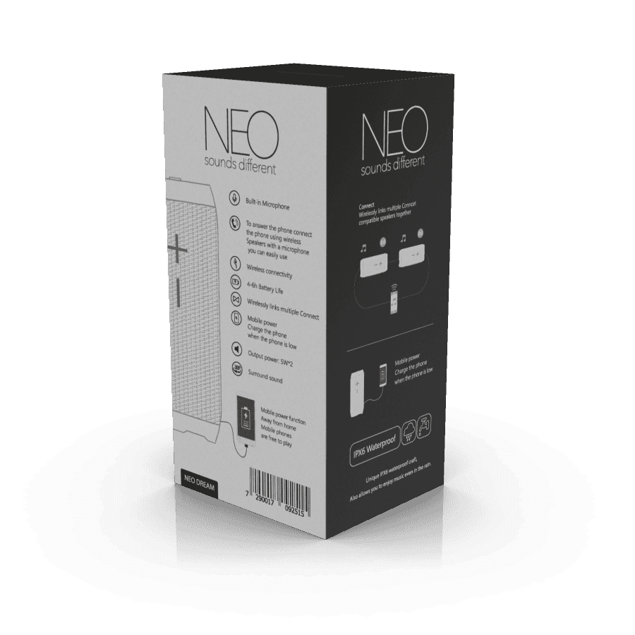 רמקול נייד NEO DREAM שחור