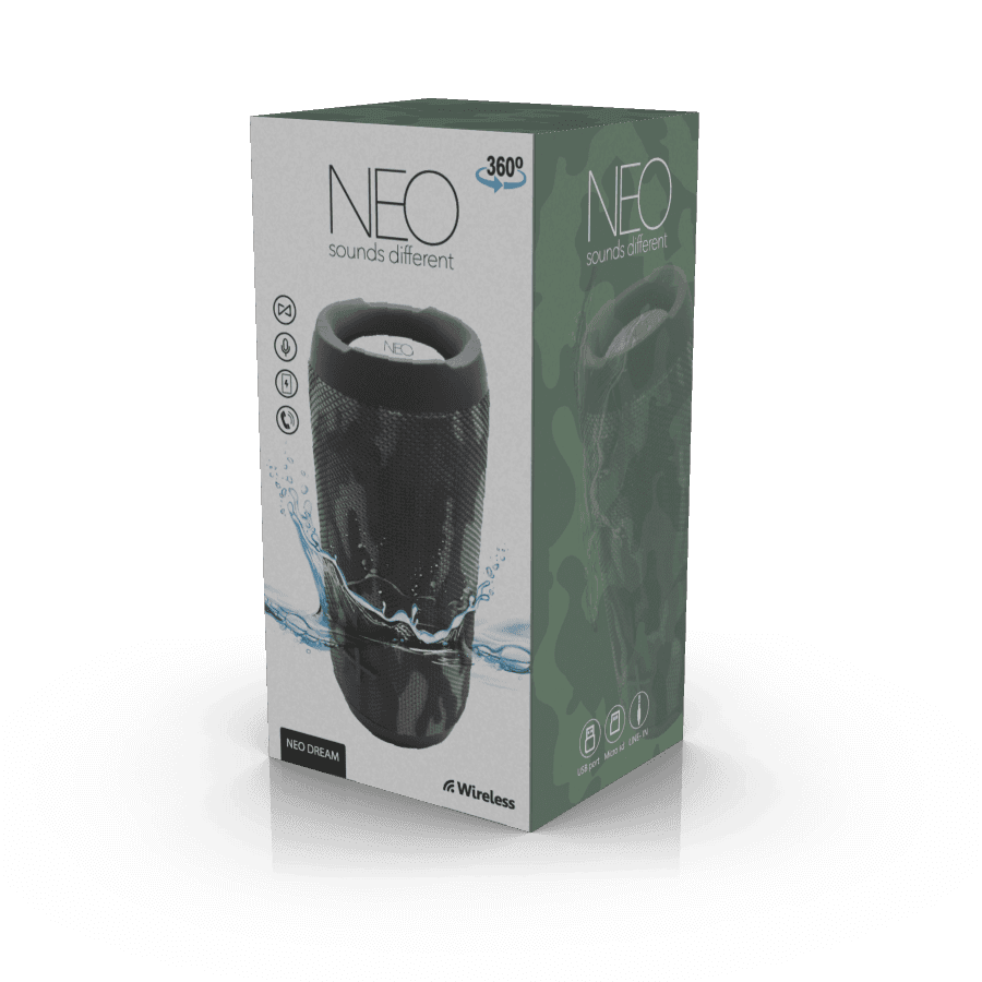 רמקול נייד NEO DREAM צבאי