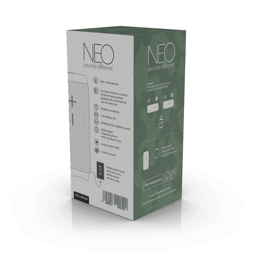 רמקול נייד NEO DREAM צבאי