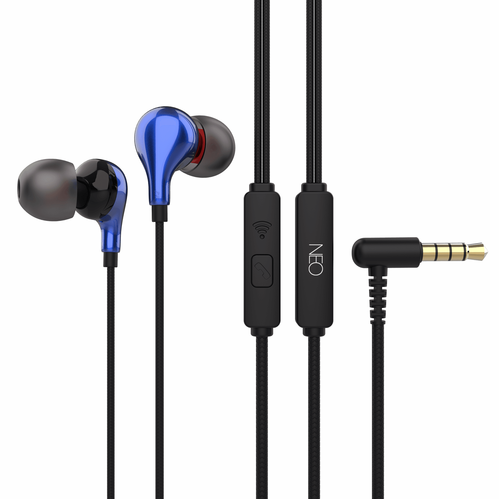 אוזניות חוטיות NEO Inspire כחול