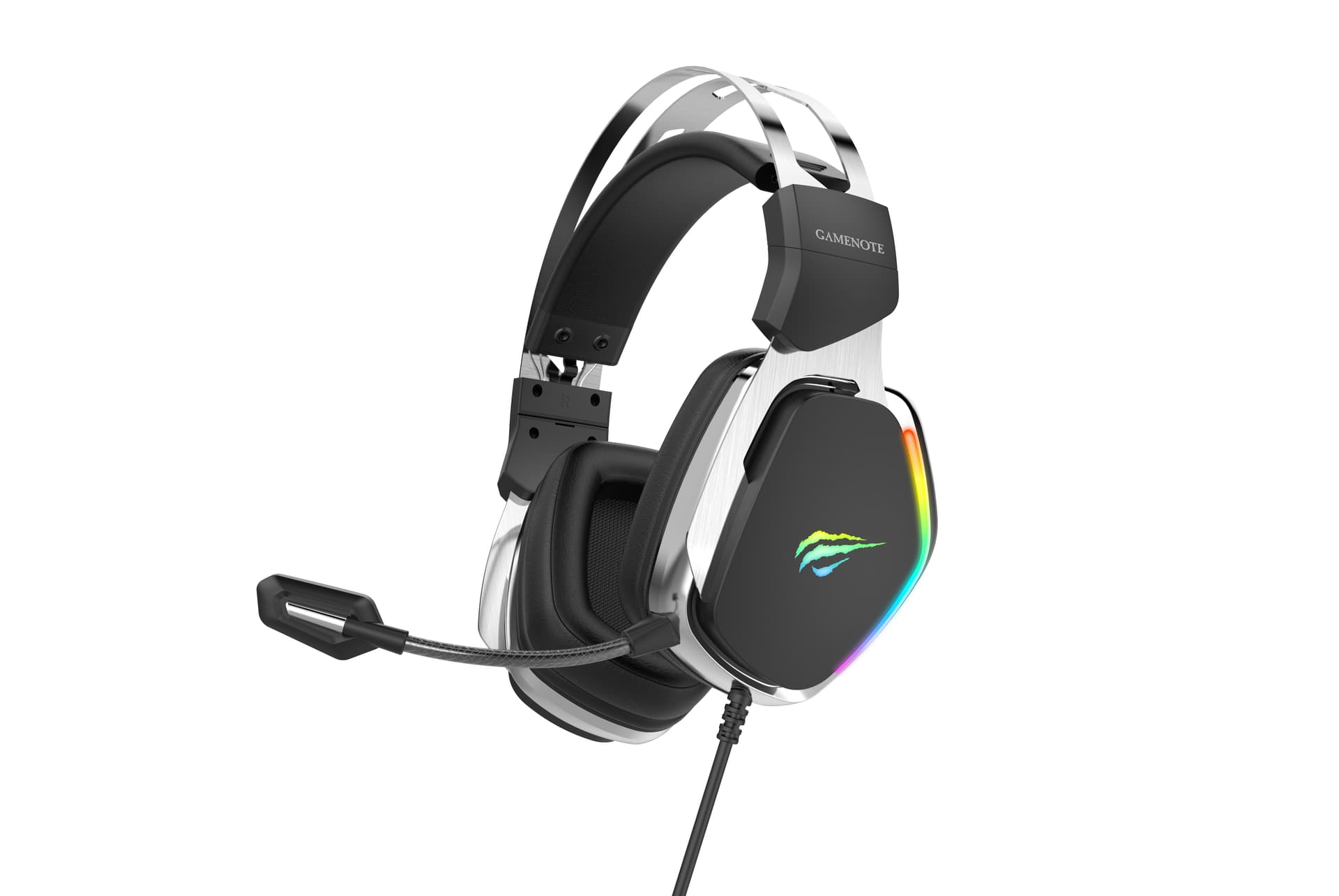 אוזניות קשת חוטיות גיימינג GAMENOTE H2018U USB 7.1