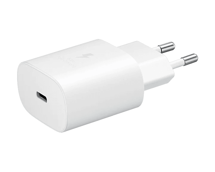 מטען קיר Samsung Super Fast Travel Charger 25W לבן - יבואן רשמי