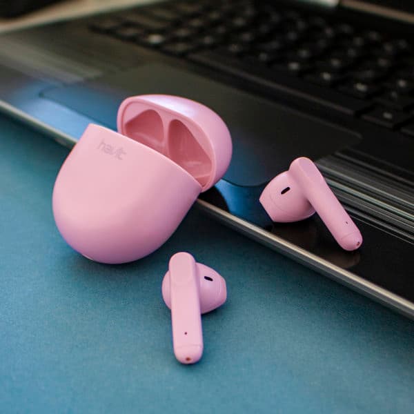 אוזניות אלחוטיות Havit TW916 True Wireless ורוד