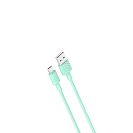 כבל טעינה והעברת נתונים מיקרו XO NB-P156 Micro באורך 1 מטר - ירוק