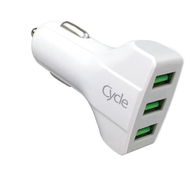 Cycle USB מטען רכב 3 יציאות USB