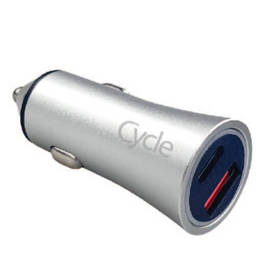 מטען רכב מהיר Cycle CYCPD עם יציאת USB בתקן  QC3.0 36W