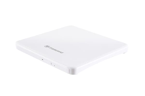 כונן DVD חיצוני Transcend TS8XDVDS-W צבע לבן