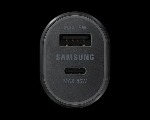 ראש מטען לרכב 2 יציאות 45W+15W סמסונג מקורי