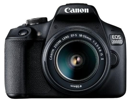 מצלמת Canon EOS 2000D + עדשה 18-55mmיבואן רשמי קרט