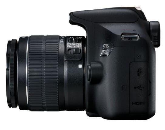 מצלמת Canon EOS 2000D + עדשה 18-55mmיבואן רשמי קרט