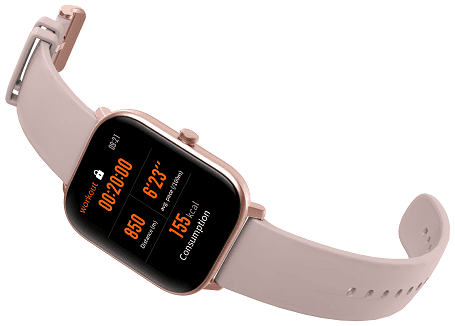 שעון ספורט Amazfit GTS ורוד