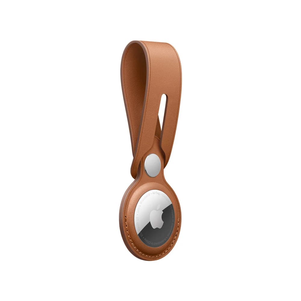 רצועה ל-Apple AirTag דגם Leather Loop מעור בצבע חום - יבואן רשמי MX4A2ZM/A