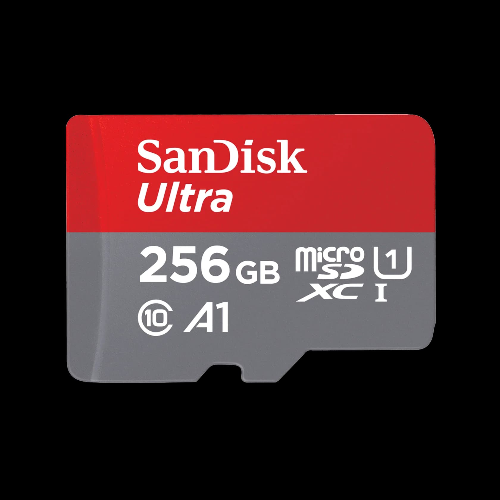כרטיס זיכרון SanDisk Ultra SDSQUA4-256G Micro SD 120MB/s Class 10 A1 נפח 256GB