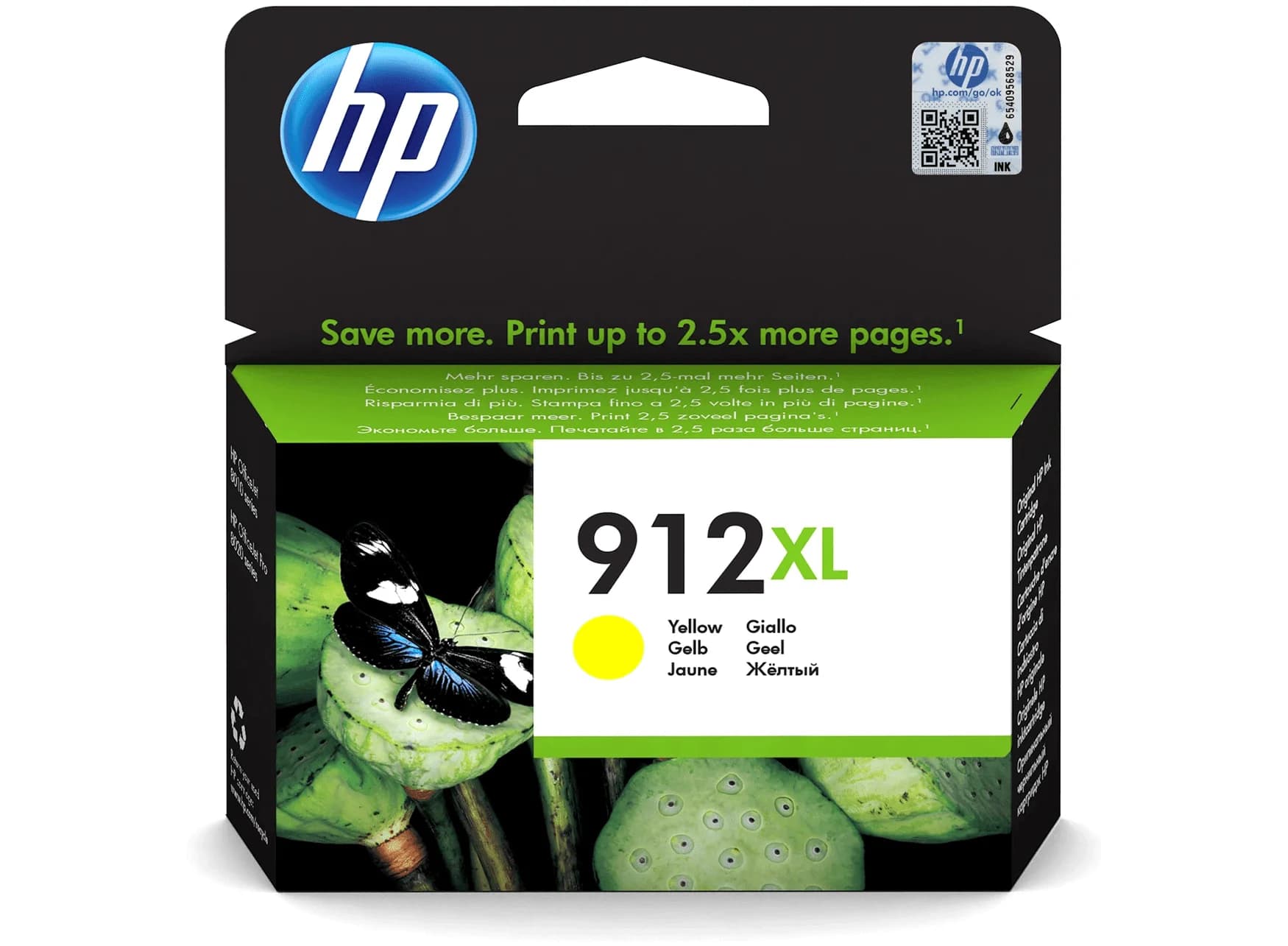 דיו צהוב מקורי HP 912XL 3YL83AE (הספק 700 דף)