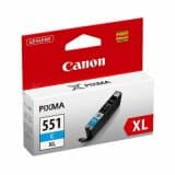 דיו כחול מקורי Canon CLI551C XL קנון (665 דף)