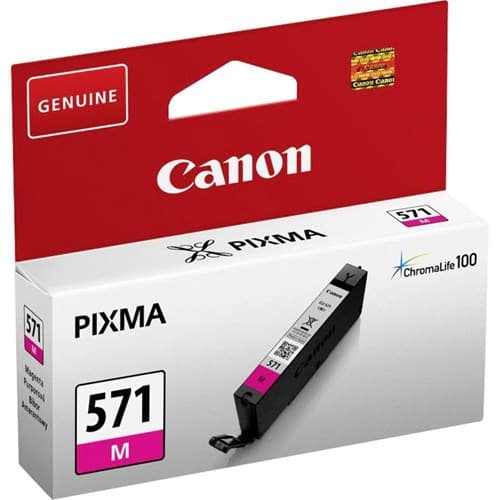 דיו אדום מקורי Canon CLI-571MXL קנון (645 דף)