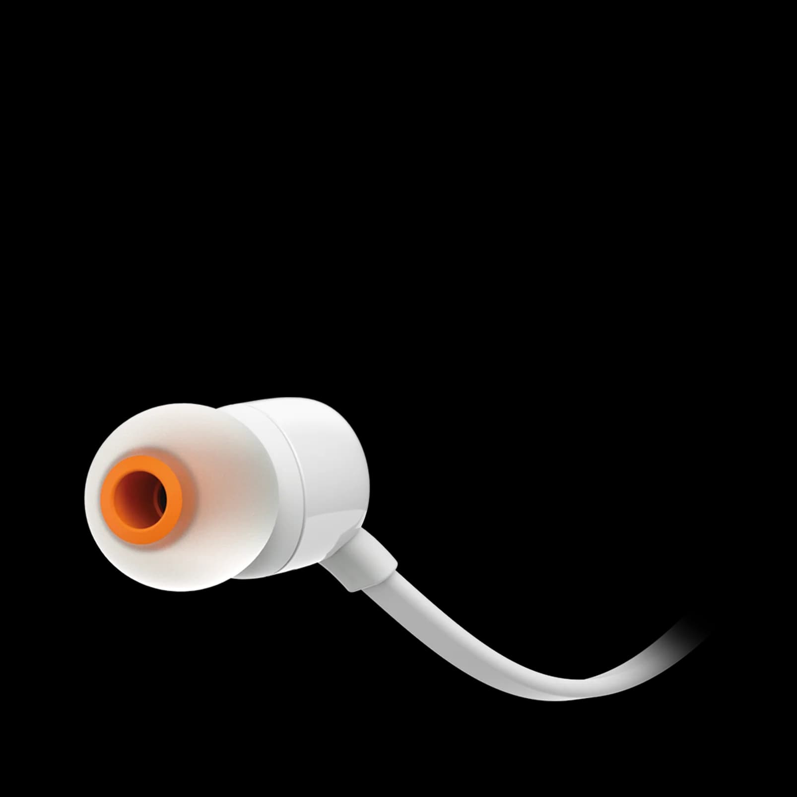 אוזניות ‏חוטיות JBL T110 לבן