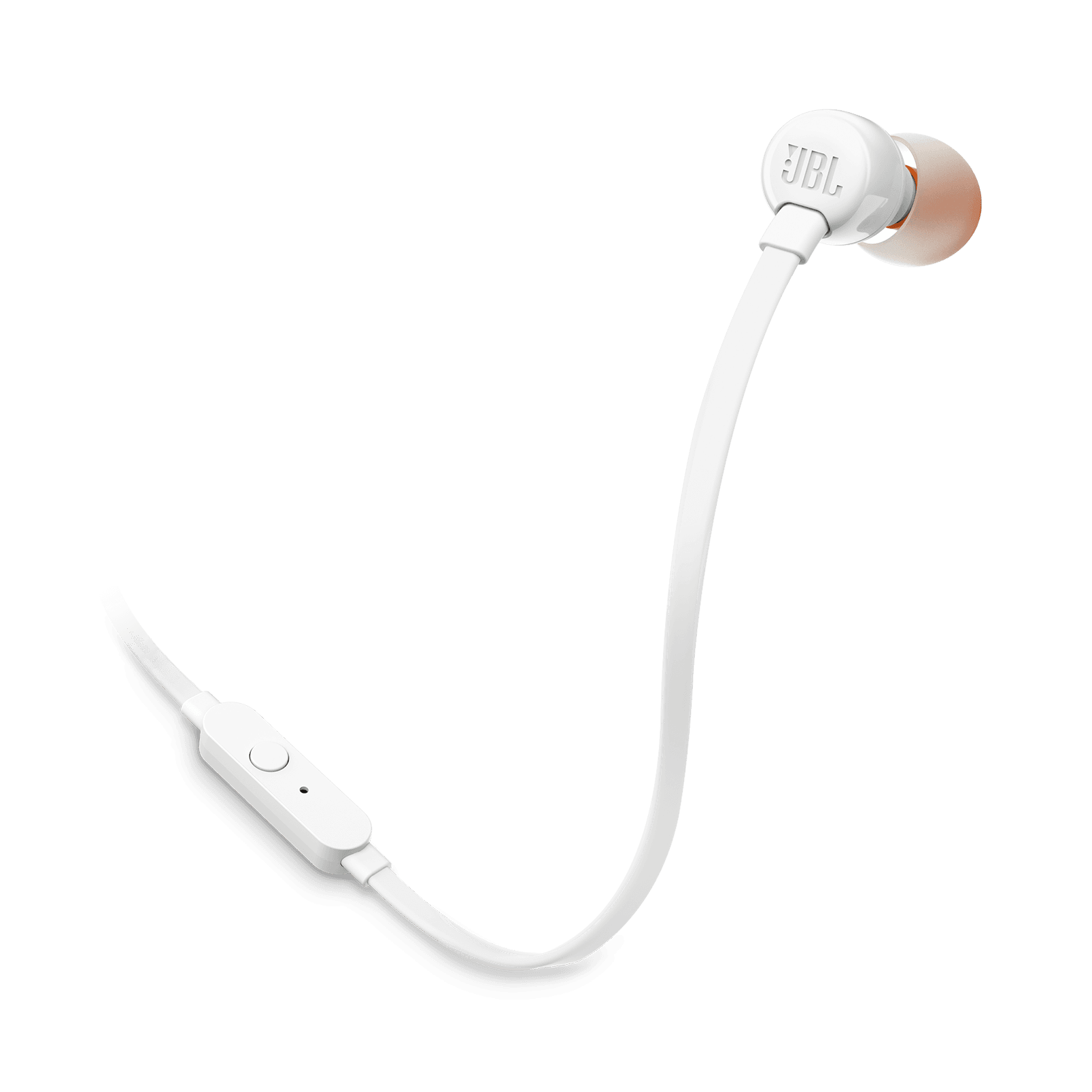 אוזניות חוטיות JBL T110 לבן