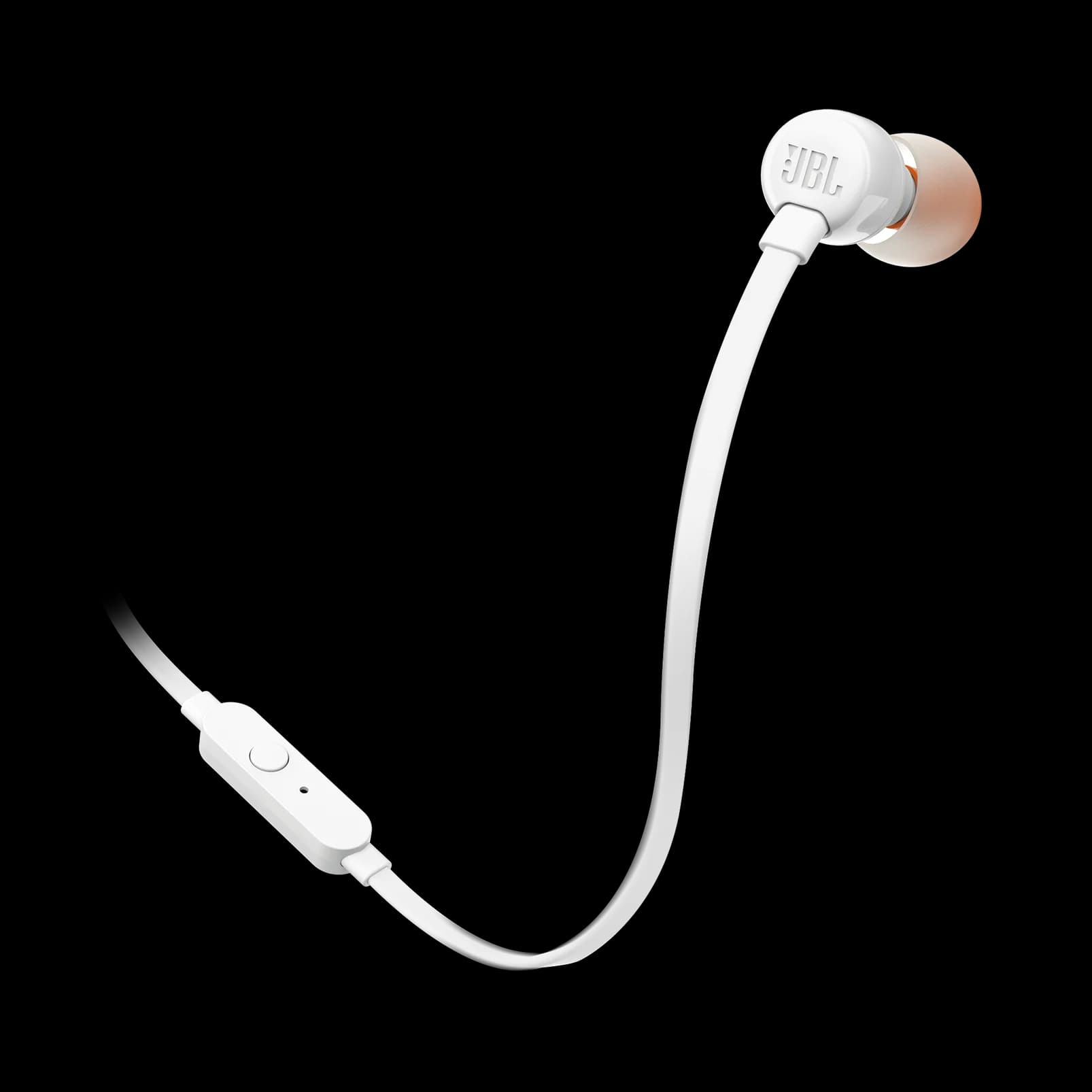 אוזניות ‏חוטיות JBL T110 לבן