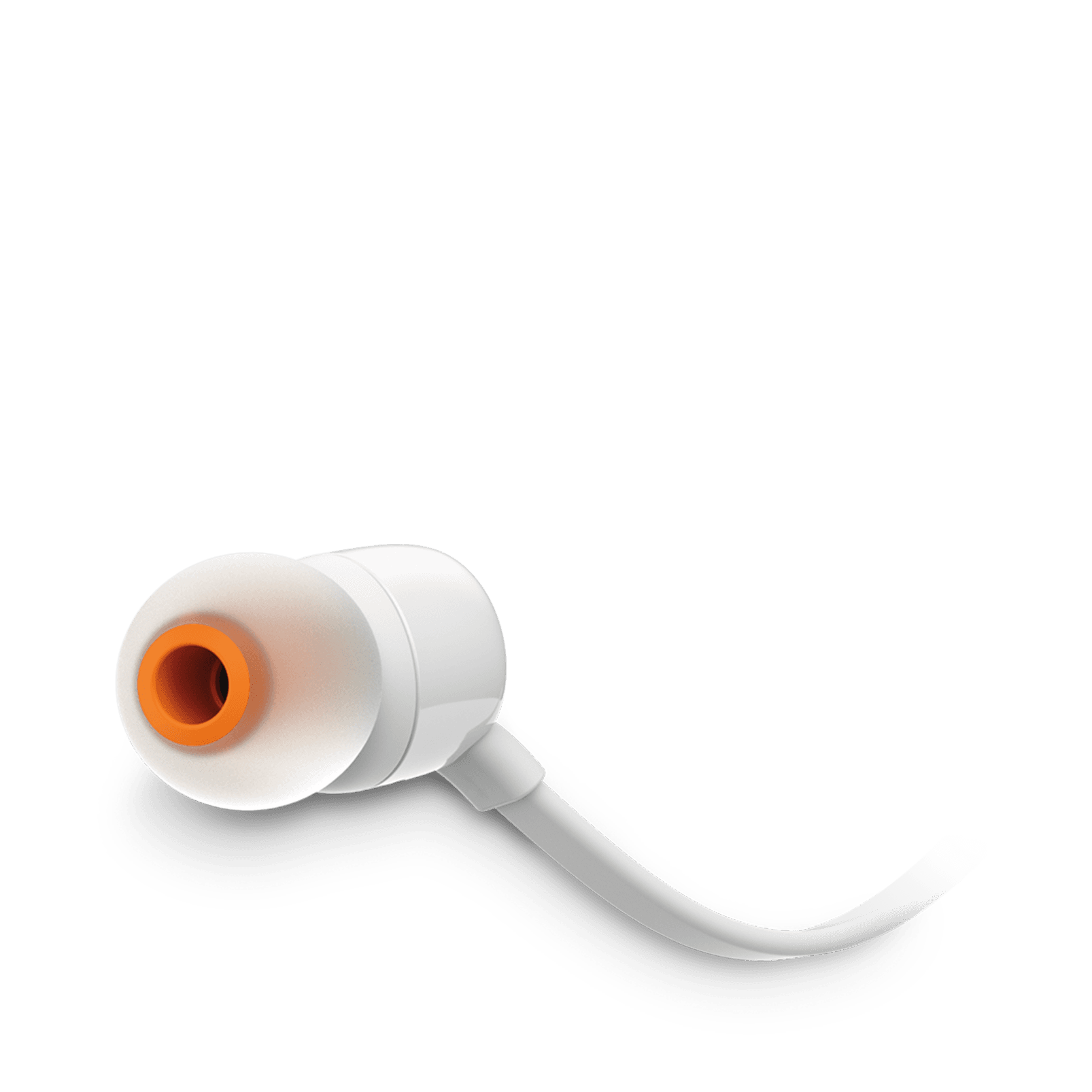 אוזניות ‏חוטיות JBL T110 לבן