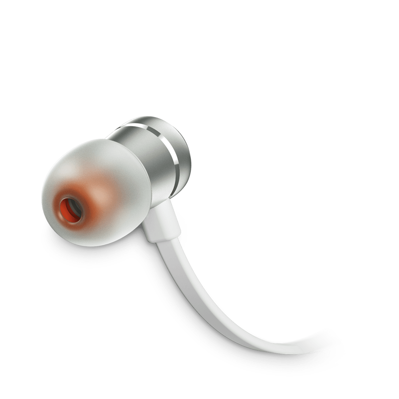 אוזניות ‏חוטיות JBL T290 כסף לבן