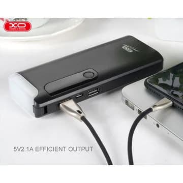 מטען נייד עם פנס XO PB26 15,000mAh ורוד