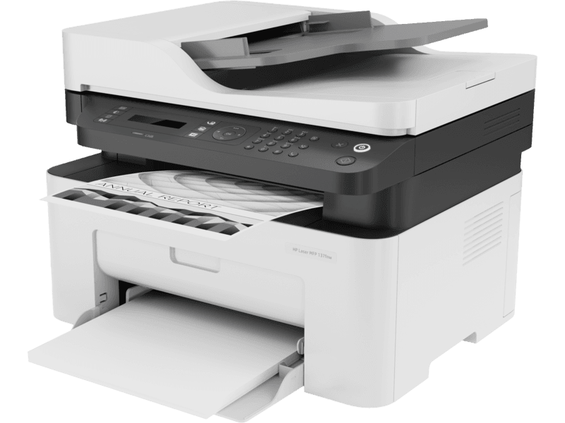 מדפסת ‏לייזר HP Laser MFP 137fnw 4ZB84A