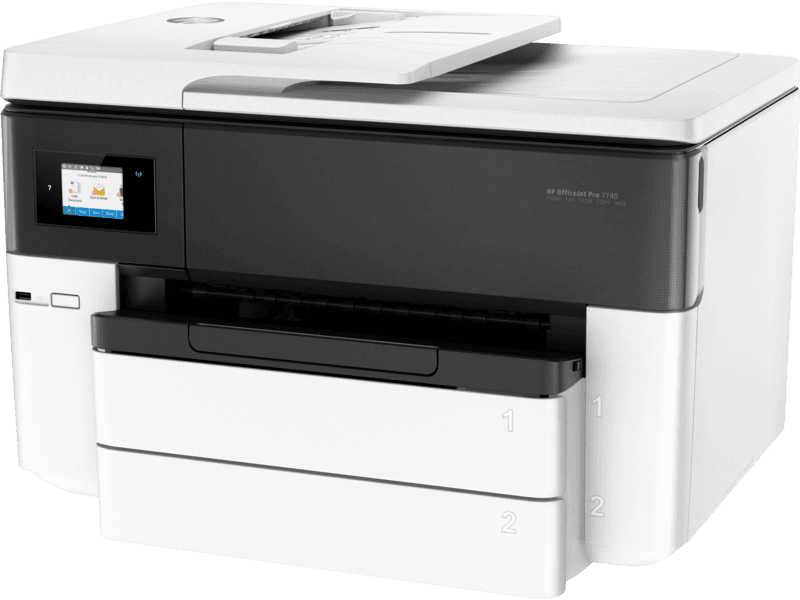 מדפסת ‏הזרקת דיו HP OfficeJet Pro 7740 G5J38A אייצ' פי (פורמט רחב A3)