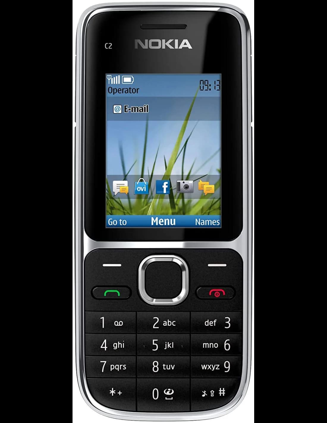 טלפון סלולרי Nokia C2-01 שחור - דור 3 מחודש