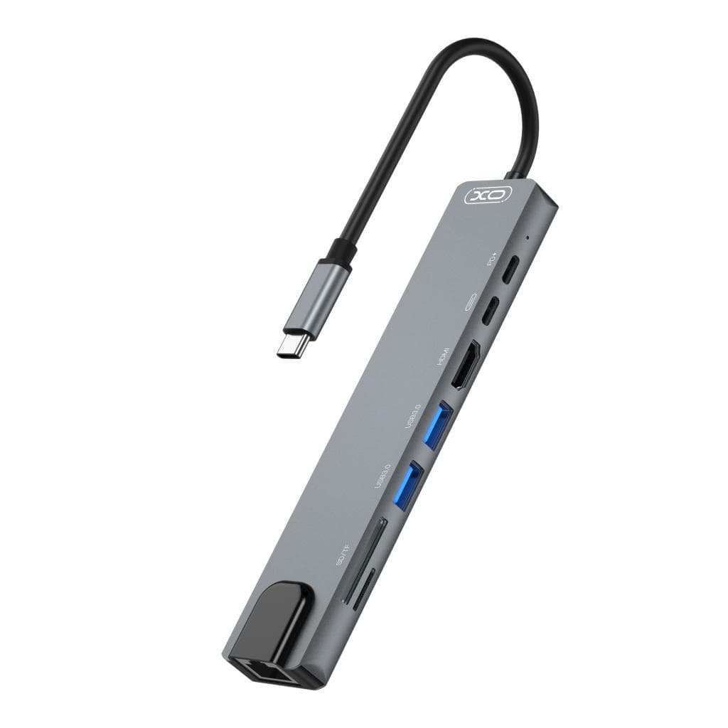 תחנת עגינה Type-C למחשב נייד 8 ב-1  HUB003 100W