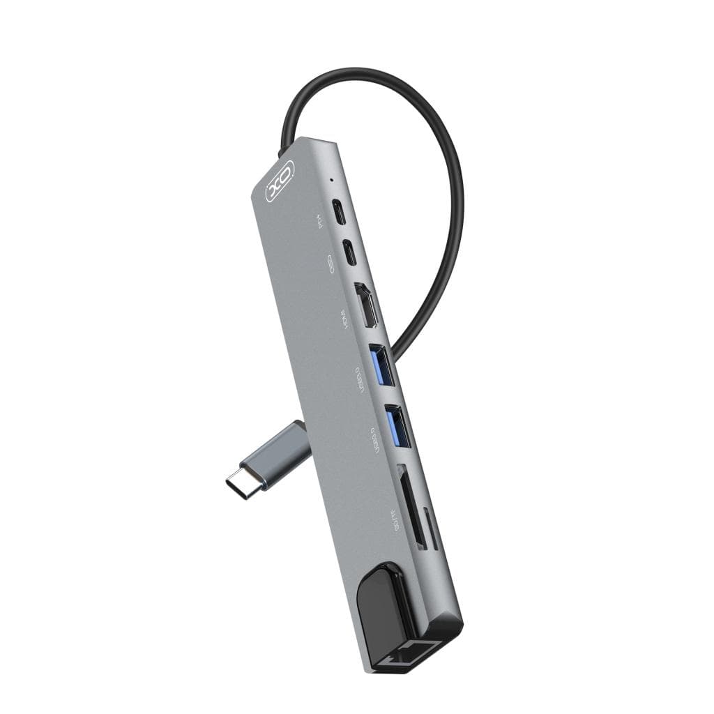 תחנת עגינה Type-C למחשב נייד 8 ב-1  HUB003 100W